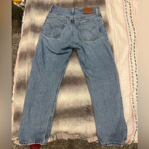 Levi Wedgie Straight Jeans!! Size 24. I wore them once so brand new.
